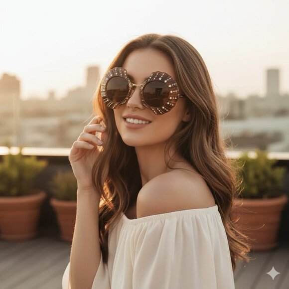 NIB Authentic Gucci Limited-edition round shell-inspired frame - Picture 1 of 4